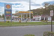 Ridgewood Plaza neighbor Shell gas station