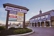 Ridgewood Plaza tenants are highly visible on busy Route 9 in Northfield